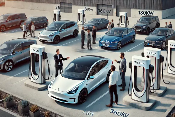 電動車充電速度大揭秘：360kW vs 180kW，真的差很多嗎？